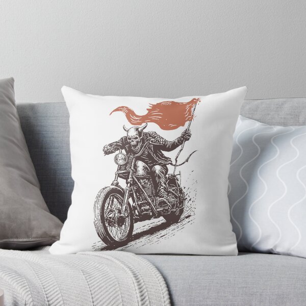 Item preview, The devil biker illustration designed and sold by robyeyedropy.