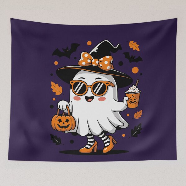 Item preview, Funny Halloween Ghost - 1 designed and sold by Horizon-Design.