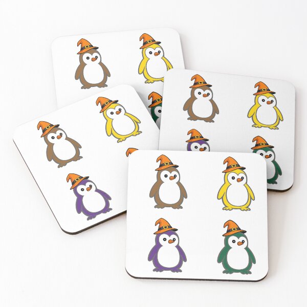 Item preview, Halloween Penguin Quartet | Clean Vector Mascot Set 7 designed and sold by Pippo-Penguin.