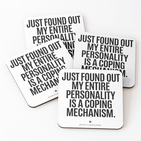 Item preview, My Personality Is A Coping Mechanism Funny Mental Health designed and sold by LunaMarkos.