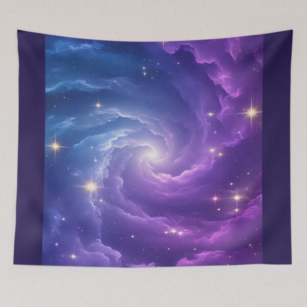 Item preview, Celestial Storm in Violet Space designed and sold by ClarityPulse Studio.
