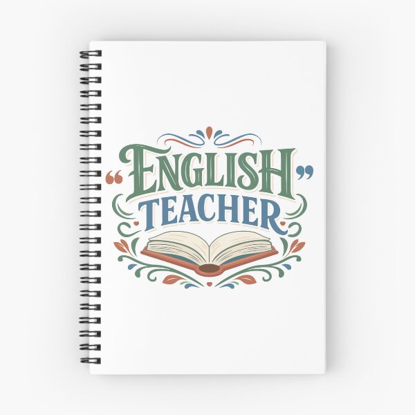 Item preview, English Teacher Open Book – Educational Gift designed and sold by stylishdzign.