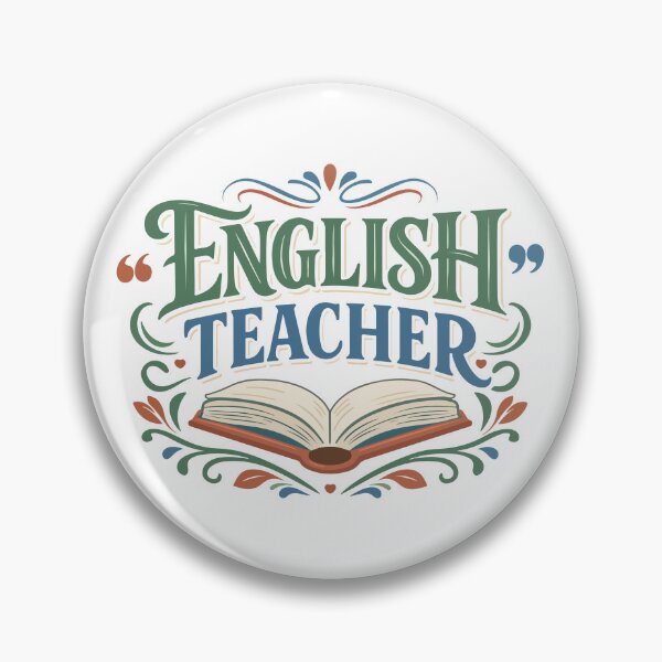 Item preview, English Teacher Open Book – Educational Gift designed and sold by stylishdzign.