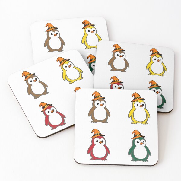 Item preview, Halloween Penguin Quartet | Clean Vector Mascot Set 8 designed and sold by Pippo-Penguin.