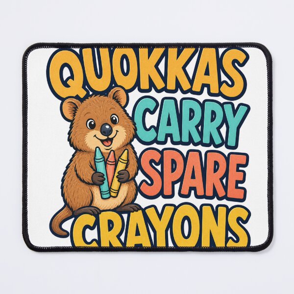 Item preview, Quokkas Carry Spare Crayons designed and sold by aihrgdesign.