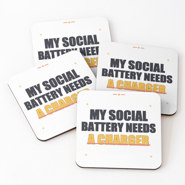 Item preview, My Social Battery Needs a Charger designed and sold by good-graffity.