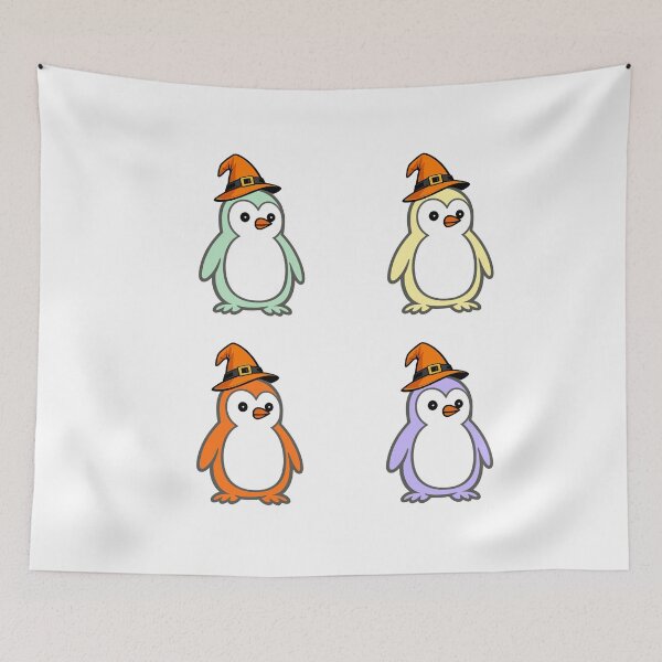 Item preview, Halloween Penguin Quartet | Clean Vector Mascot Set 9 designed and sold by Pippo-Penguin.