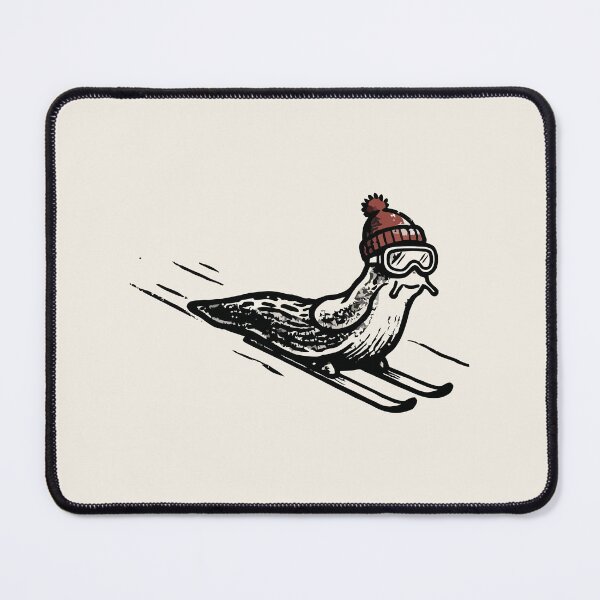 Item preview, Skiing Slug Winter Sports Beanie Goggles Vintage designed and sold by Amir Faysal.