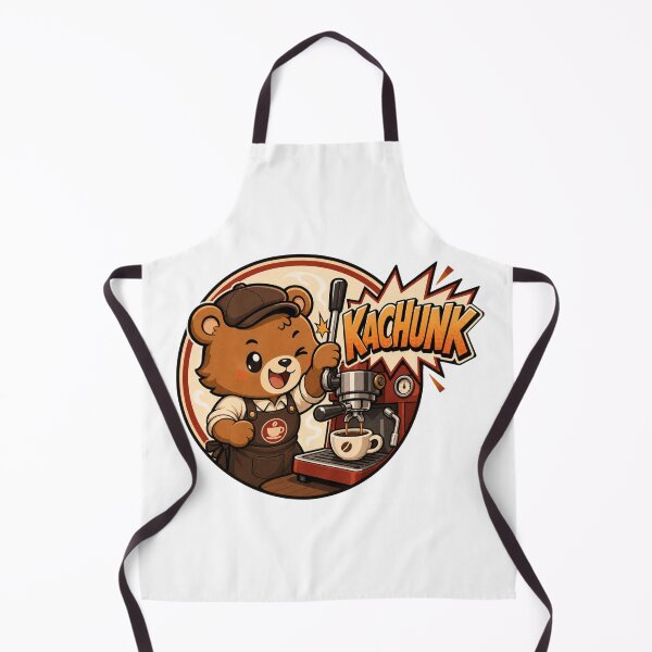 Item preview, Kachunk Coffee Mascot Onomatopoeia designed and sold by MOSIDRIP™.