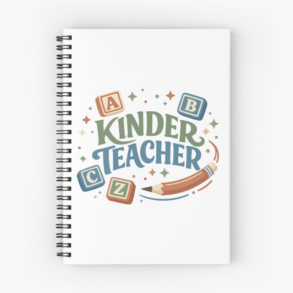 Item preview, Kinder Teacher ABC Blocks – Early Education Gift designed and sold by stylishdzign.