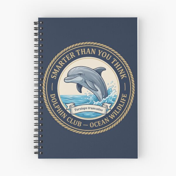 Item preview, Smarter Than You Think Dolphin Humor Badge designed and sold by CalmCapy Co.