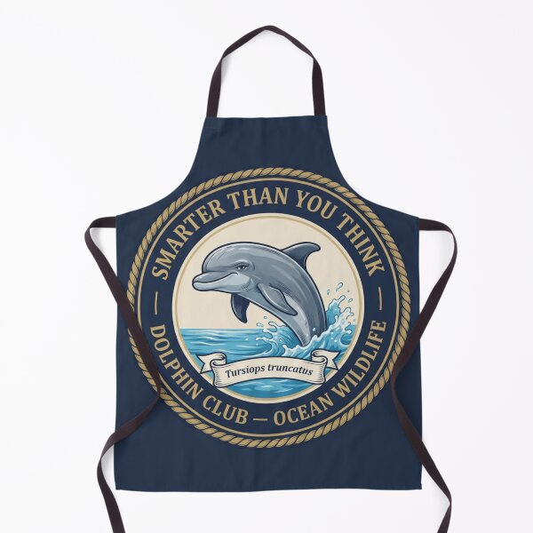 Item preview, Smarter Than You Think Dolphin Humor Badge designed and sold by CalmCapy Co.