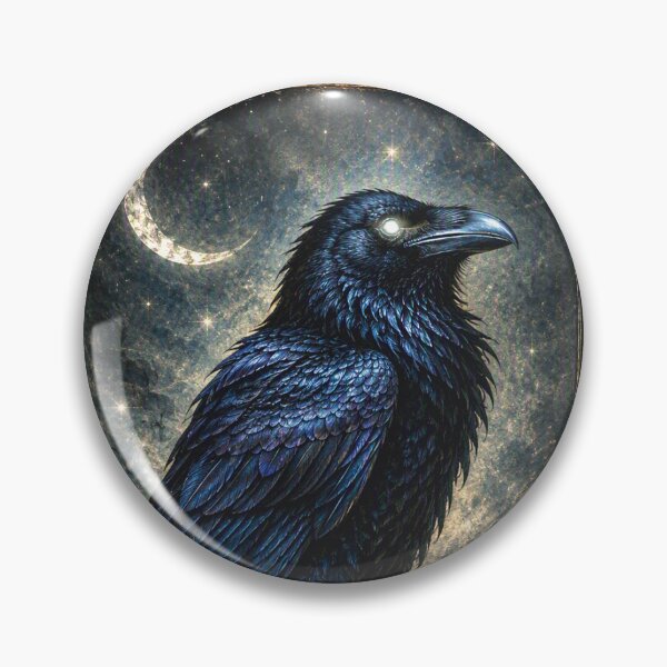 Item preview, Raven in the Moonlight designed and sold by Its-Oldn-Rusty.
