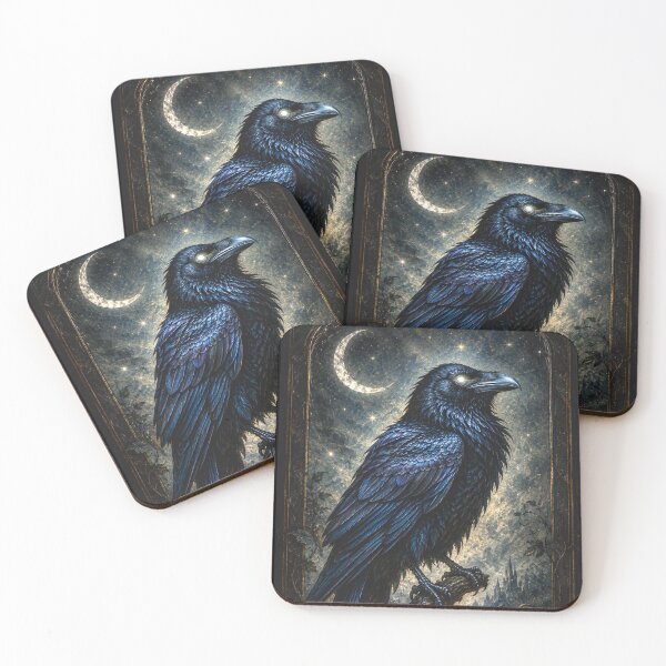 Item preview, Raven in the Moonlight designed and sold by Its-Oldn-Rusty.