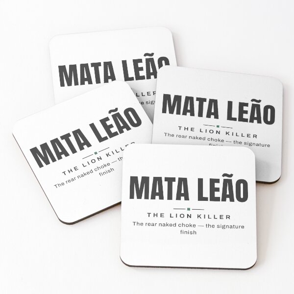 Item preview, Mata Leão — The Lion Killer | Real Jiu Jitsu Terminology, BJJ designed and sold by VestraDesign.