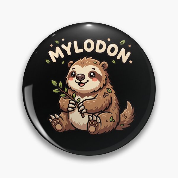 Item preview, Mylodon Cute Kawaii Giant Ground Sloth designed and sold by redsharkuk.