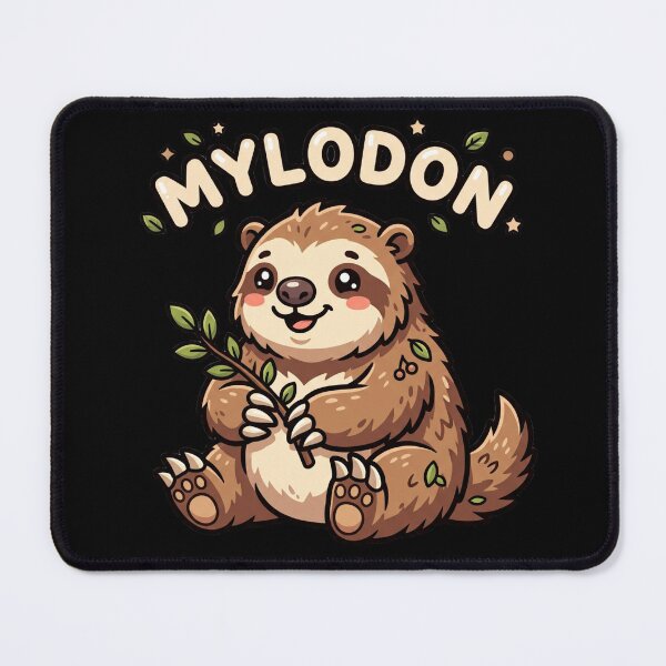 Item preview, Mylodon Cute Kawaii Giant Ground Sloth designed and sold by redsharkuk.