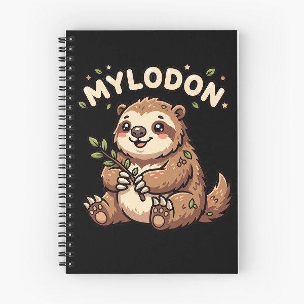 Item preview, Mylodon Cute Kawaii Giant Ground Sloth designed and sold by redsharkuk.