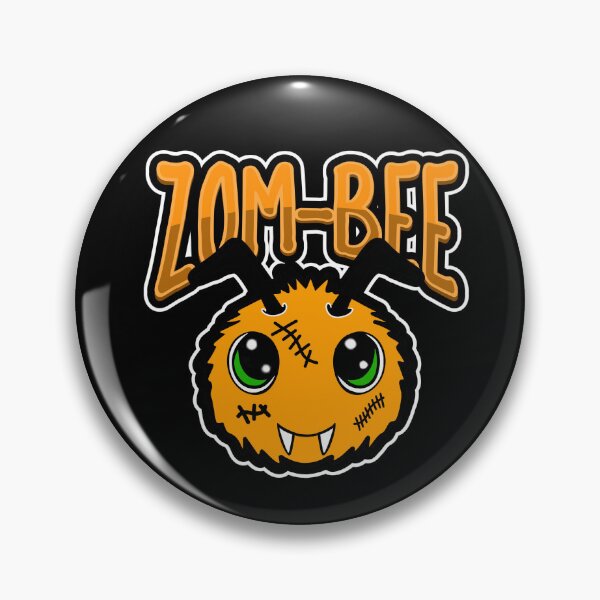 Item preview, Zombee Pun Cute Zombie Bee designed and sold by Sartoris Art.