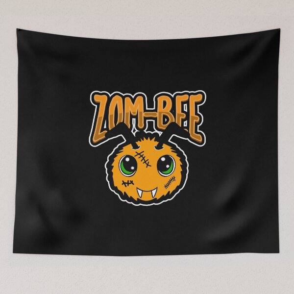 Item preview, Zombee Pun Cute Zombie Bee designed and sold by Sartoris Art.