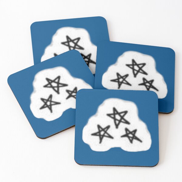 Item preview, Minimalist Hand Drawn Three Stars Doodle Sticker designed and sold by Scro-Ciob-Shop.