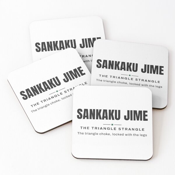 Item preview, Sankaku Jime — The Triangle Strangle | Real Jiu Jitsu Terminology, BJJ designed and sold by VestraDesign.