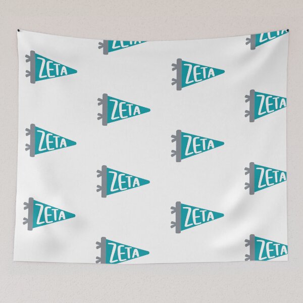 Item preview, ZTA pennant designed and sold by Jaina Designs.