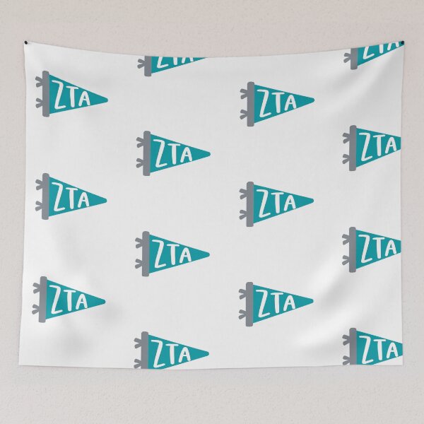 Item preview, ZTA pennant (letters) designed and sold by Jaina Designs.