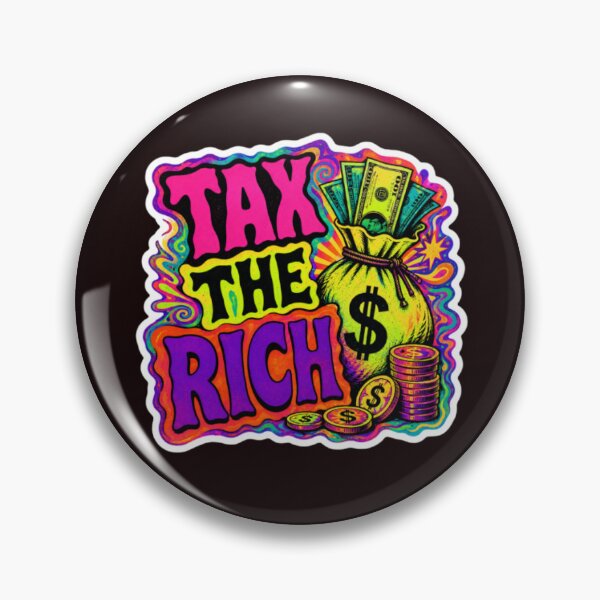 Item preview, Tax the Rich Psychedelic Protest Design designed and sold by darametzgerart.
