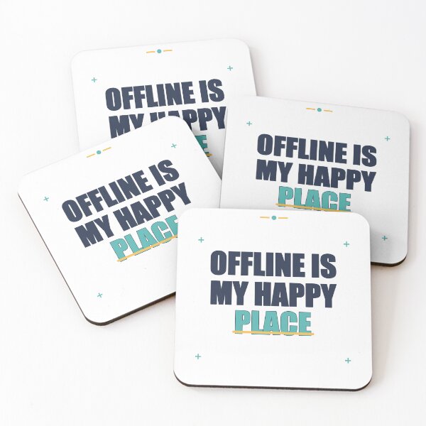 Item preview, Offline Is My Happy Place designed and sold by good-graffity.