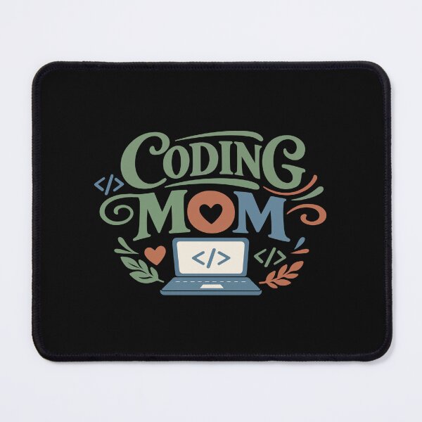 Item preview, Coding Mom Laptop & Heart – Tech Gift designed and sold by stylishdzign.