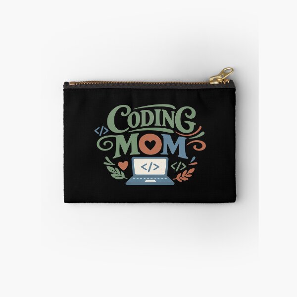 Item preview, Coding Mom Laptop & Heart – Tech Gift designed and sold by stylishdzign.