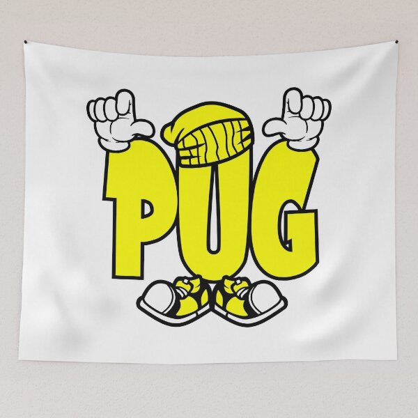 Item preview, PUG - PETS Cartoon Character Bold Retro designed and sold by NFTWords.