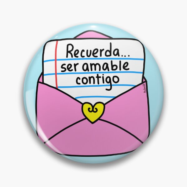 Item preview, Recuerda ser amable contigo sticker designed and sold by DesignPMG.