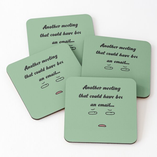 Item preview, Another Meeting That Could Have Been An Email Minimalist Shirt designed and sold by Funnygiftsstudio .