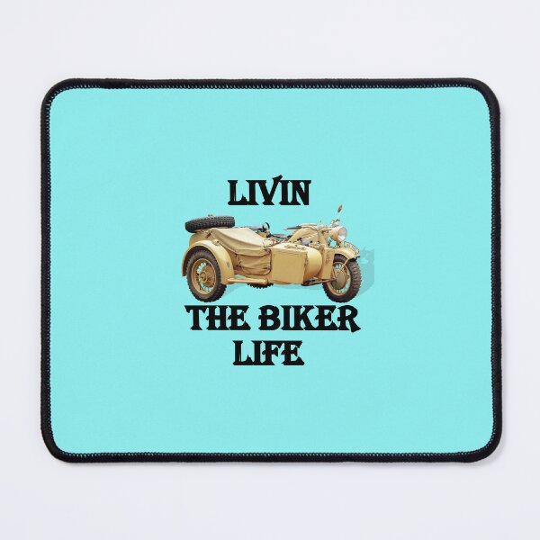 Item preview, Livin The Biker Life – Vintage Sidecar Motorcycle designed and sold by Marilia Rosado Studio.