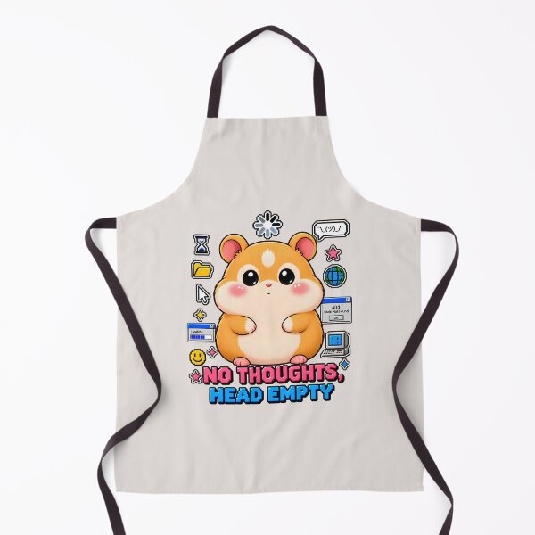 Item preview, No Thoughts Head Empty Hamster | Cute Y2K Meme Aesthetic designed and sold by Pick'n Quick.