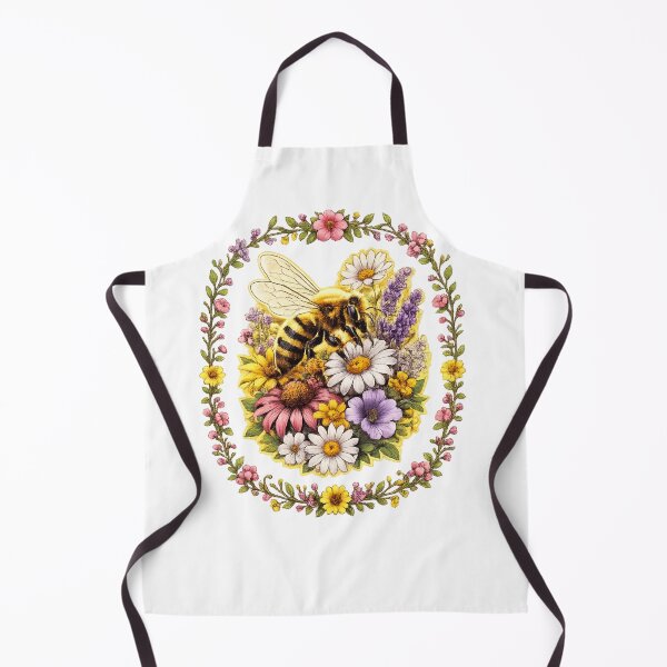 Item preview, Golden Glow Honey Bee Floral Wreath  designed and sold by Witch Joseph.