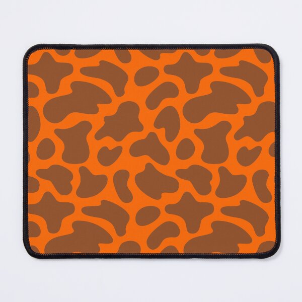Item preview, Modern Graphic Cow Print Pattern | Bright Orange designed and sold by Frohyou.