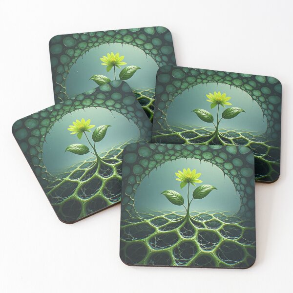 Item preview, A delicate seedling unfolds beneath a mysterious roof. designed and sold by Mianku | Für das Leben.