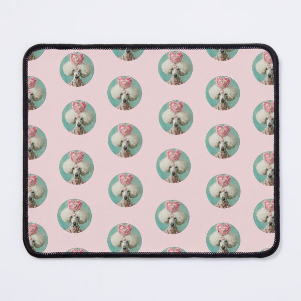 Item preview, Renaissance Poodle Portrait Seamless Pattern  designed and sold by Soft Oddity.