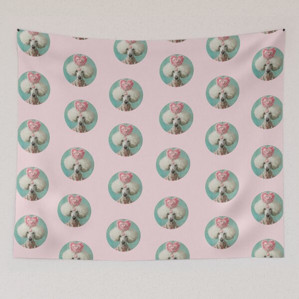 Item preview, Renaissance Poodle Portrait Seamless Pattern designed and sold by Soft Oddity.