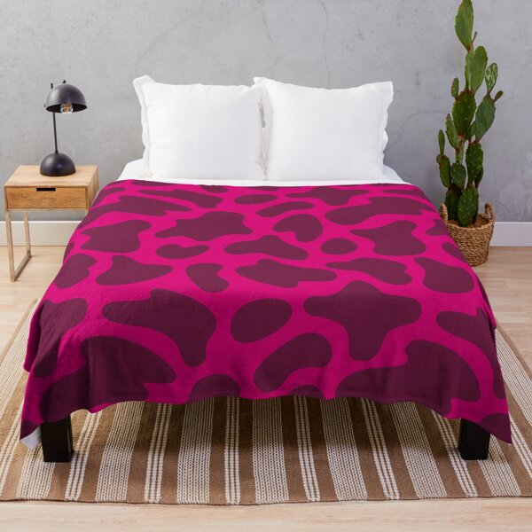 Item preview, Modern Graphic Cow Print Pattern | Bright Pink designed and sold by Frohyou.