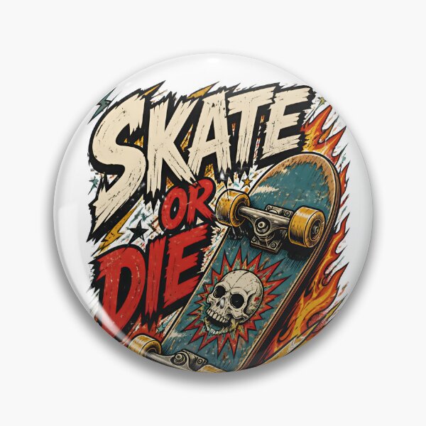Item preview, Skate or Die – Vintage Retro Skateboard Graphic designed and sold by Kiinaaa.