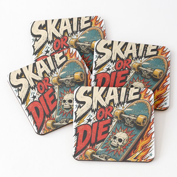 Item preview, Skate or Die – Gráfico de monopatín retro vintage designed and sold by Kiinaaa.