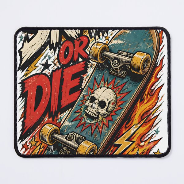 Item preview, Skate or Die – Vintage Retro Skateboard Graphic designed and sold by Kiinaaa.