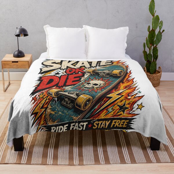 Item preview, Skate or Die – Vintage Retro Skateboard Graphic designed and sold by Kiinaaa.