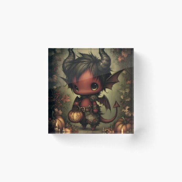 Item preview, Forest Imp | Woodland Fantasy Creature | Gothic Storybook Halloween Art designed and sold by InkAndGloom.