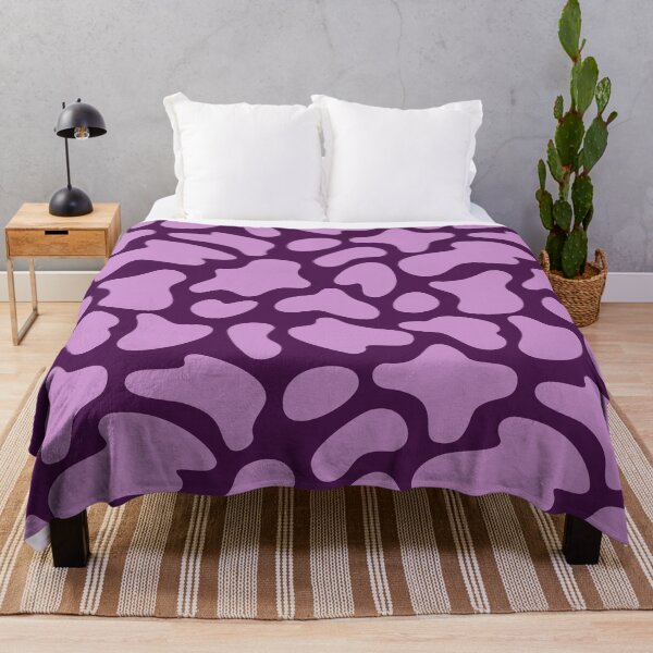 Item preview, Modern Graphic Cow Print Pattern | Dark Purple designed and sold by Frohyou.