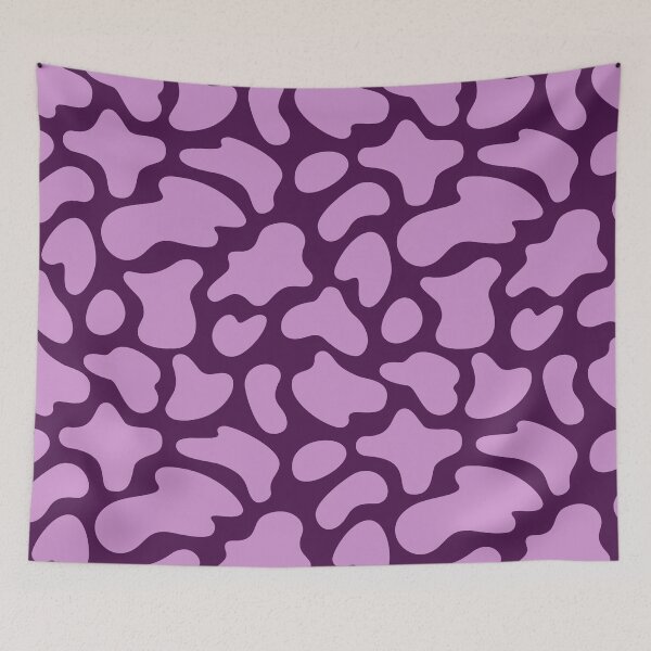Item preview, Modern Graphic Cow Print Pattern | Dark Purple designed and sold by Frohyou.
